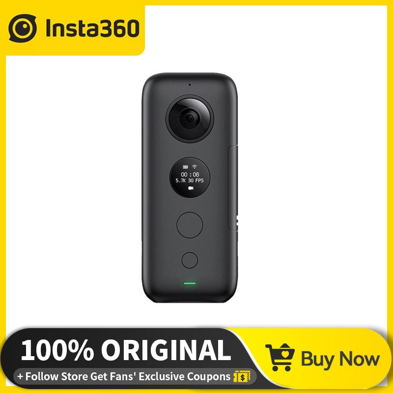 Câmera De Video Insta360 ONE X2 18MP 5.7k Câmera Wi-fi, Compativel iPhone Android