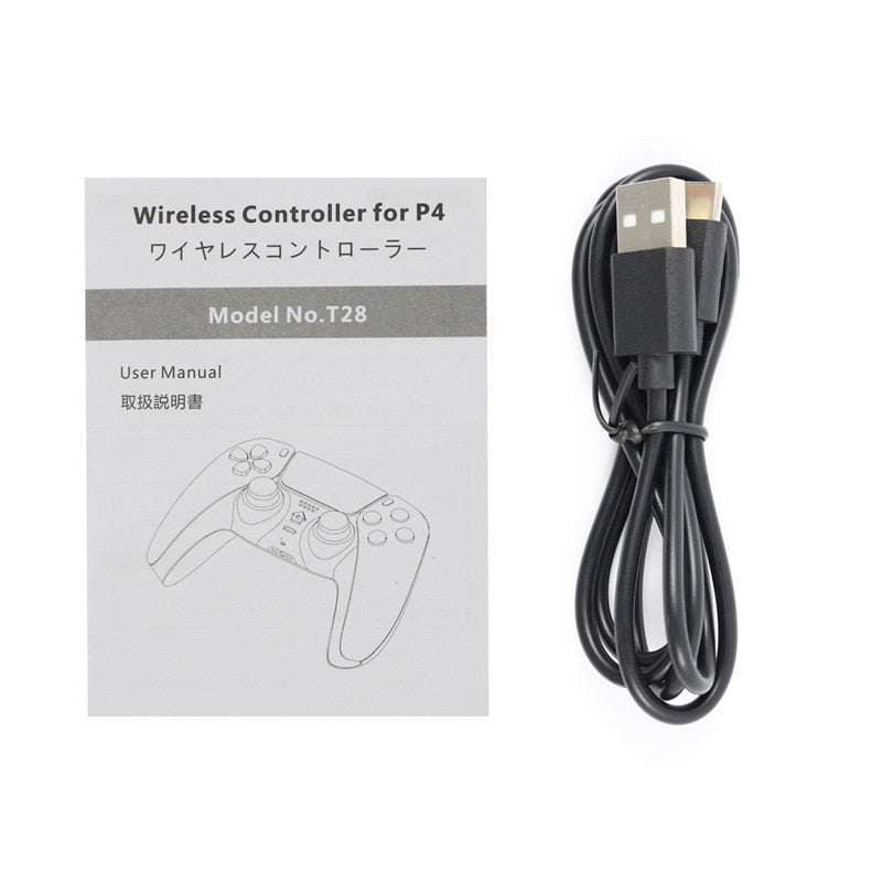 Controle Para Ps5 e Ps4 sem fio bluetooth 6 eixos duplo sentido de vibração